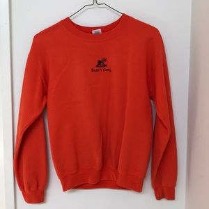 Cute orange vintage sweater